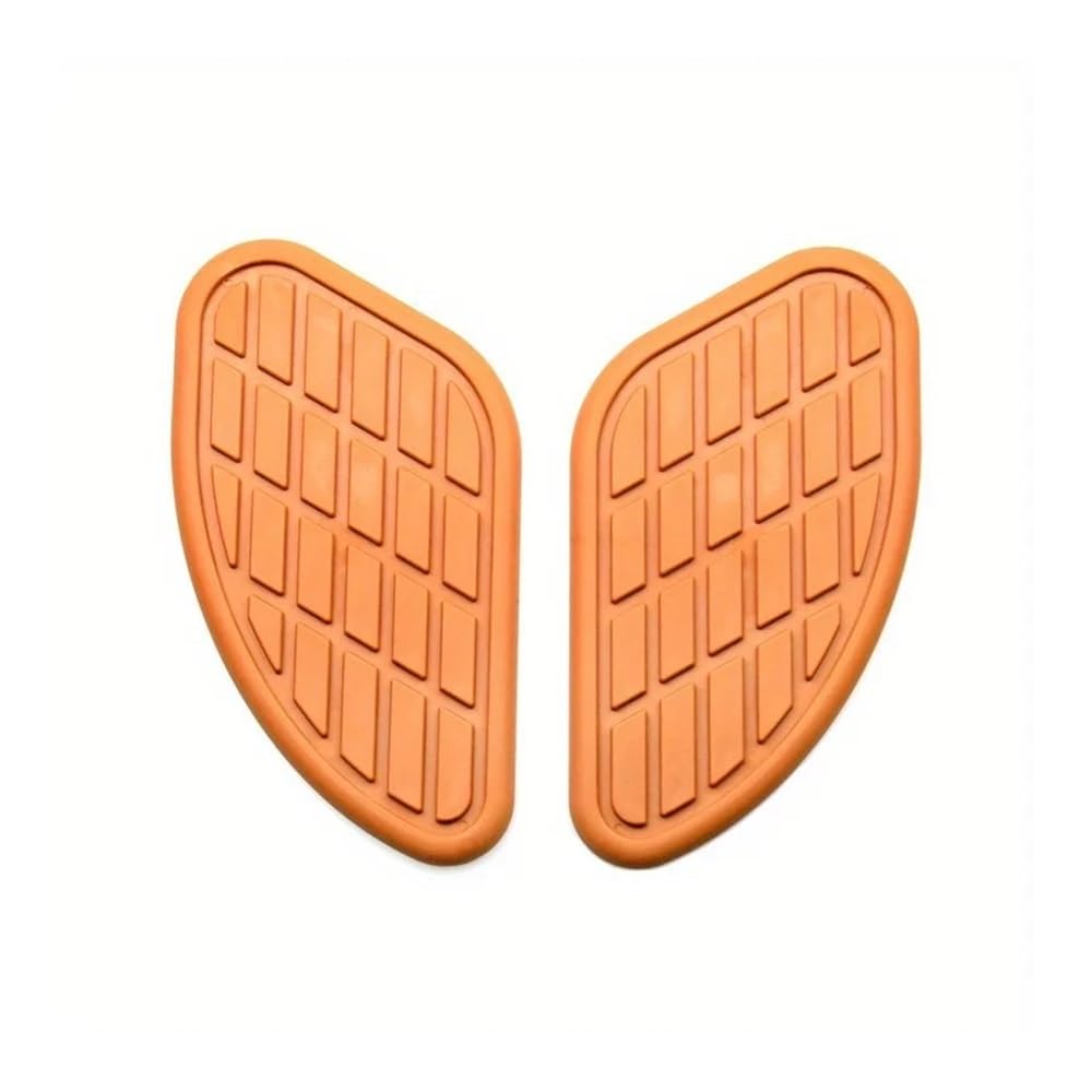 Motorcycle Fuel Tank Sticker 2Pcs Motorcycle Gas Fuel Tank Rubber Sticker Protector Knee Tank Pad Grip Decal for for