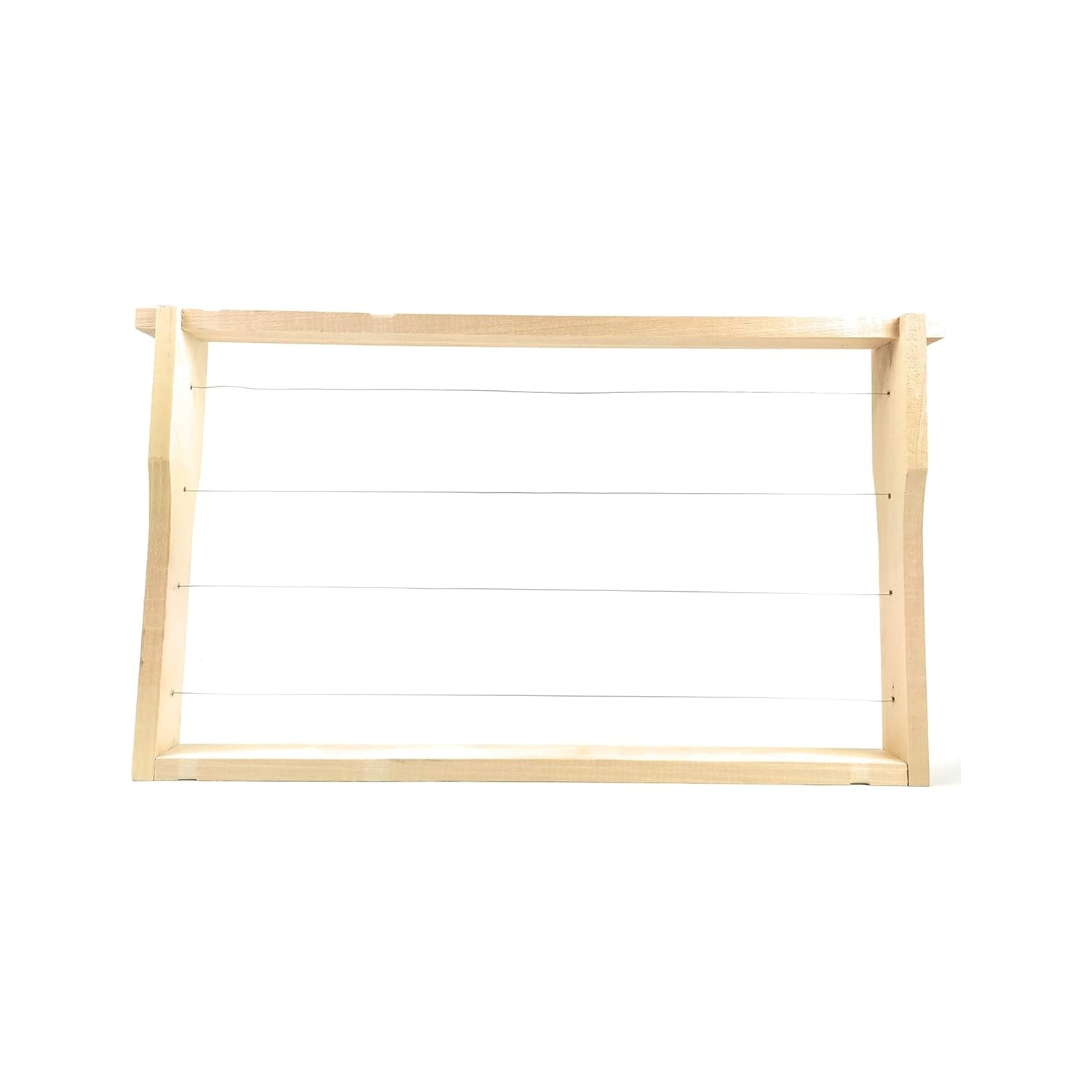 40xDNM Rähmchen mit Hoffmann Seiten aus LINDENHOLZ fertig montiert waagerechte Drahtung, Europa- Qualität, mit Edelstahldraht und Messingösen 394 x 223 mm geleimt und getackert