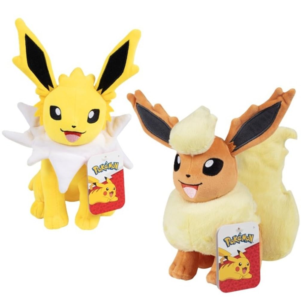 Amazon.co.jp: ポケモン 8インチ Jolteon & Flareon ぬいぐるみ 2個