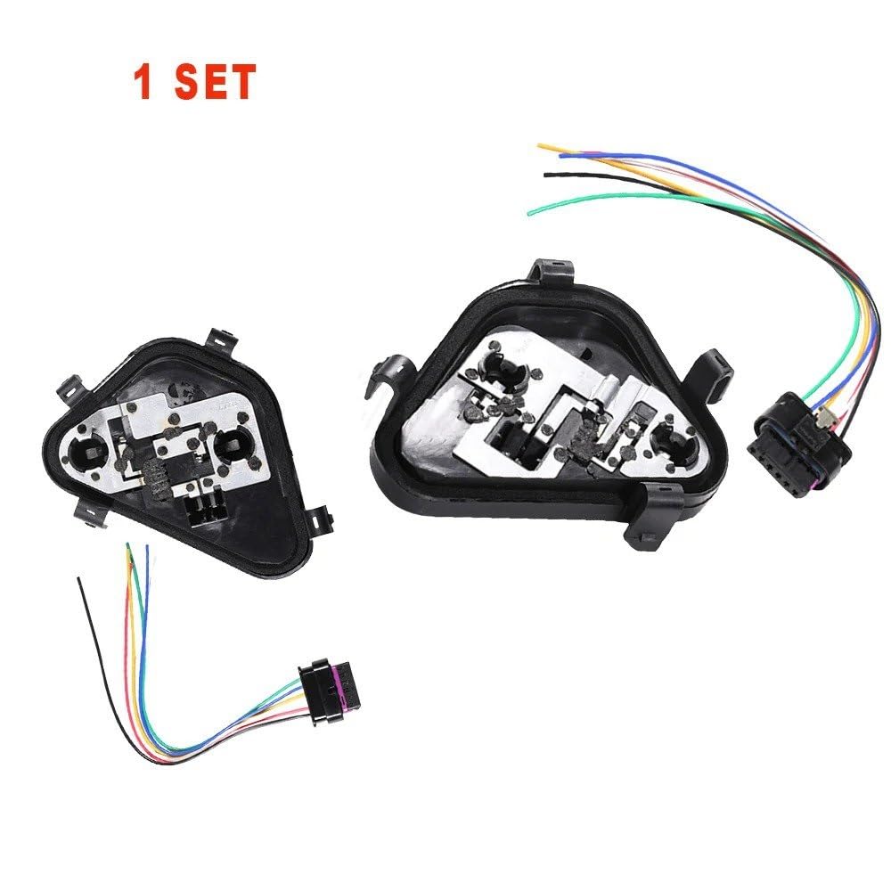 Luz trasera para coche Portalámparas De Luz Trasera Para Serie 3 F30 Con Conector De Placa De Circuito 63217313043 63217313044 Accesorios Para Coche(Left and Right)