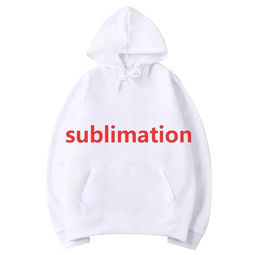 sublimation mens hoodies Polyester pullover blank plain white hoodie sweatshirt