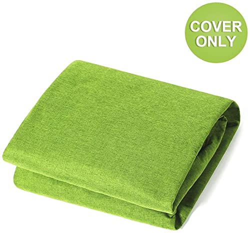 GangZhENgSd Bean Bag Chair Cover, Extra Large, Stuffed Animal Storage (No Filler) Washable Premium Soft Cotton Linen, Sturdy Zipper Beanbag Case, Sack Bean Bag for Adults, Kids, Teens