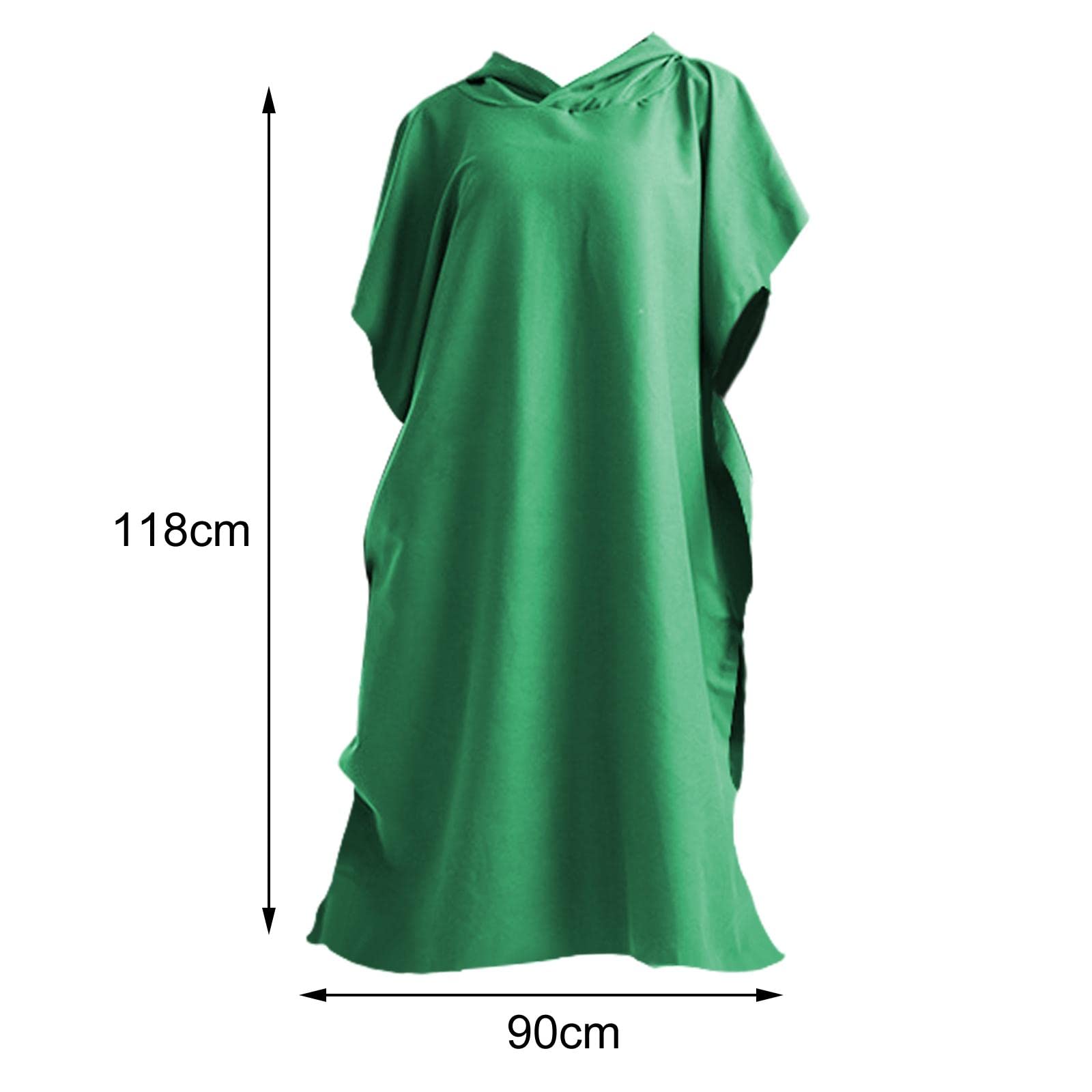 kowaku Poncho de Surf, Peignoir de Plage avec Protection Solaire pour Surfeurs et Navigateurs, Femmes et Hommes