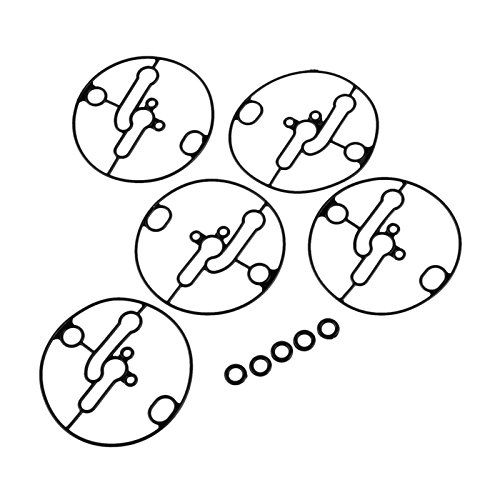 image for Hicello 698781 Carburetor Float Bowl Gasket, Seals O-Ring Compatible w