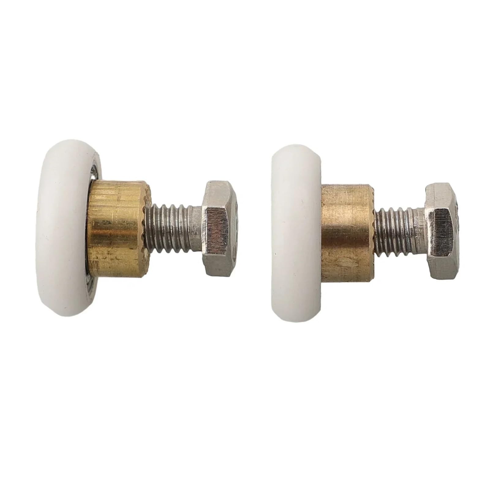 Vnakrny 25Mm Shower Door Rollers 22Pcs Nylon Copper Hanging Roller Hardware Set