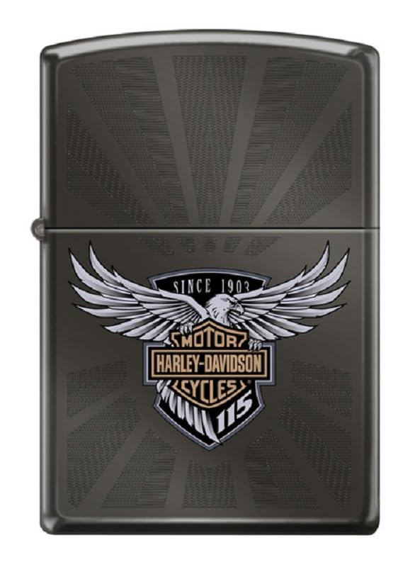 Encendedor Zippo personalizado Harley-Davidson a prueba de viento miniatura 1
