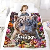 Zoom IMG-1 albrayst coperta tigre bianca personalizzata
