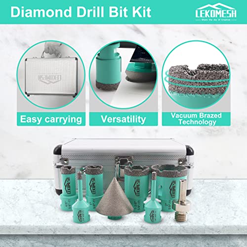 Set de Brocas de Núcleo Diamante para Baldosas y Mármol miniatura 3