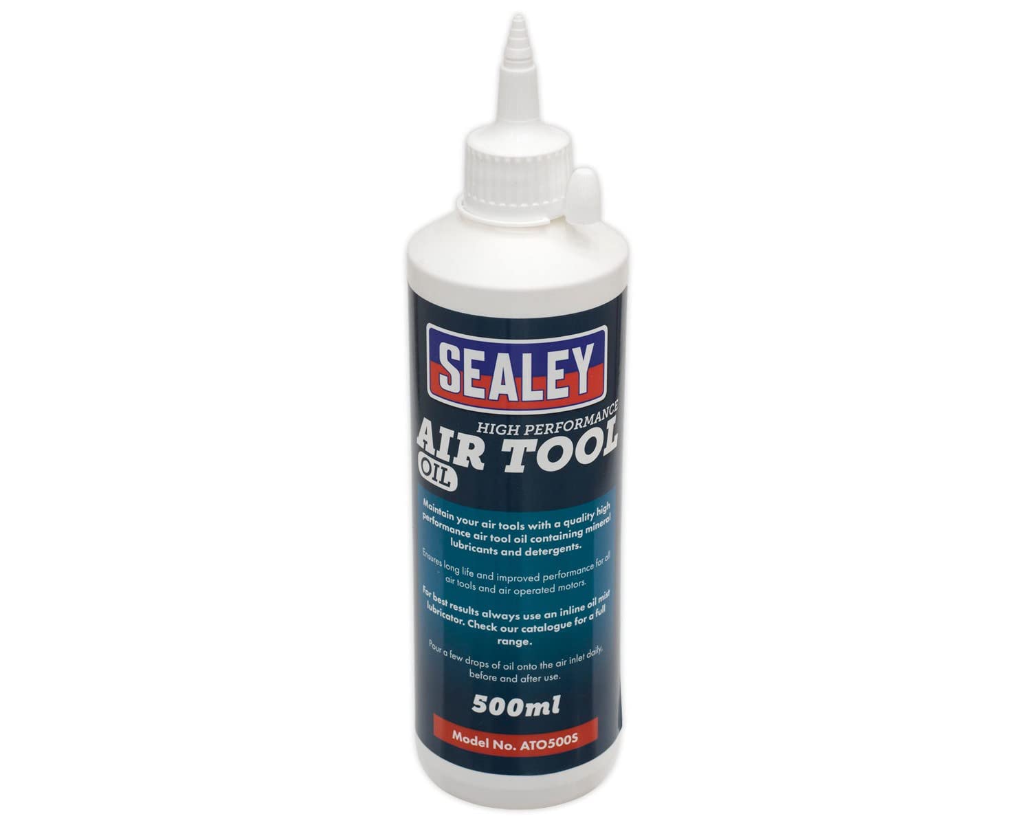 Sealey Multicoloured Air Tool Oil 500Ml High Quality Oil - Air Powered Tools Impact Wrench Etc **Ato/500-1 Bottle**