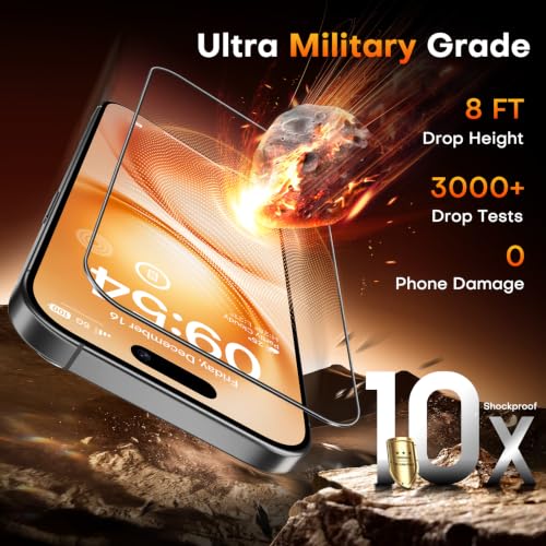 Image of TOCOL for 18 Pro Max Screen Protector, Easy Installation