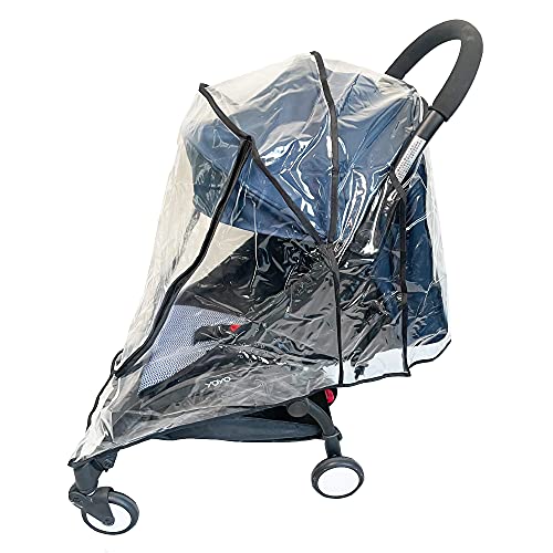 Brogtorl accessori passeggini parapioggia e paravento, copripioggia, copripolvere, copertura impermeabile compatibile con Babyzen YOYO