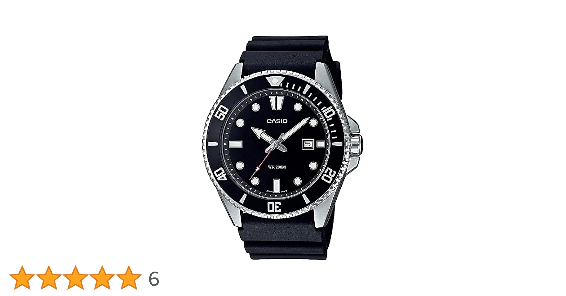 カシオ コレクション MDV-107-1A1JF メンズ ブラック CASIO Collection MDV-107-1A1JF Black Men's Watch New in Box