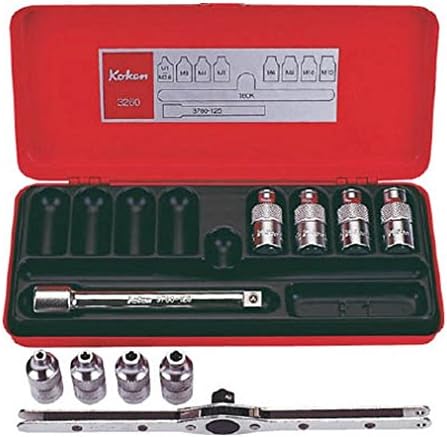 Koken 3261 38 (0.374in) SQ. Juego de 10 soportes para grifo
