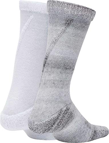 Nike Youth Athletic Swoosh Crew Socks - 2 Pack (Black/Anthracite/White/Medium)2