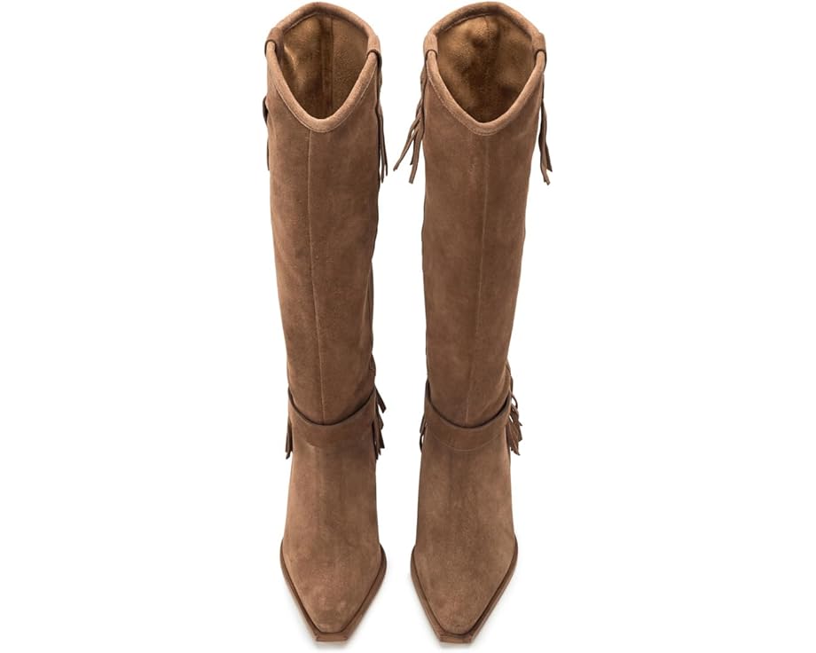 Free People Faith Fringe Western Boots - Top View