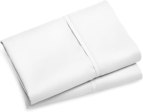 Purity Home - Juego de 2fundas de almohada, tejido de percal 100% algodón orgánico, absorben la humedad, ultraligeras y transpirables, certificación