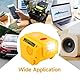 200W Akku Wechselrichter, 18V Akku Spannungswandler Konverter mit PD3.0 und Type-C, DC 18V auf AC 220V, Klein und Leicht zu Tragen, Weit Verbreitet für Outdoor, Haushalt