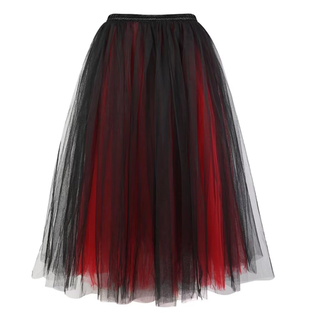 Grebrafan Gothic Piratin Korsett Corsage mit Lang Tüllrock | Prinzessinnen Halloween Kostüm Korsett Damen