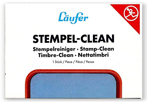 Läufer 80050 Stempel-Clean, Stempelreiniger für Gummi- Kunststoff- und Metallstempel, 16,6 x 11,2 x 2,7 cm