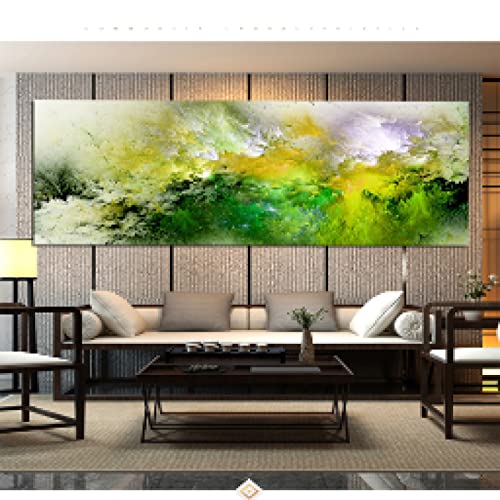 Impressions abstraites sur toile art peinture KEBIA deco murale moderne premium 30x90cm
