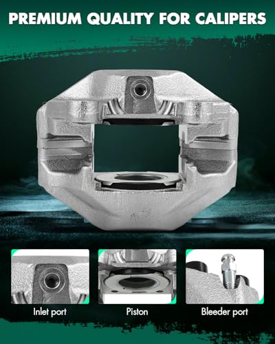 Image of SCITOO 184059 184041 Front Right Disc Brake Caliper Fit For Buick For Apollo 1975,For Pontiac For GTO 1973,For Pontiac For LeMans 1973-1976,For Pontiac For Ventura 1975-1976, Single Piston