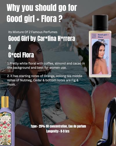 Image of TOXICMALE Good girl + Flora | Perfect Long lasting Women's perfume for speacial occasion| perfumes for Women | Gift for her | TMA10