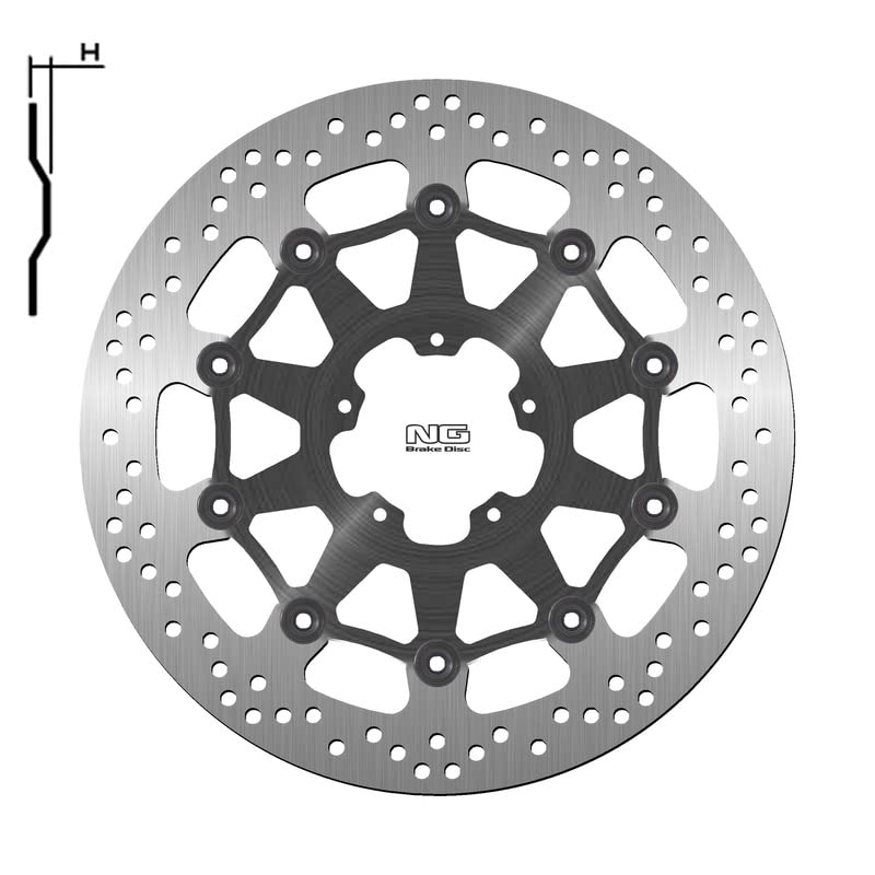 Disque de frein NG 1517 Ø330mm 5mm pour stopper les vibrations