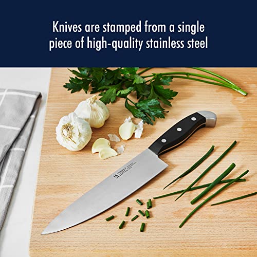 HENCKELS Statement Razor-Sharp 20-Piece Knife Set with Block, Chef Knife, Bread Knife, German Engineered Knife Informed by over 100 Years of Mastery, Natural - Image 6