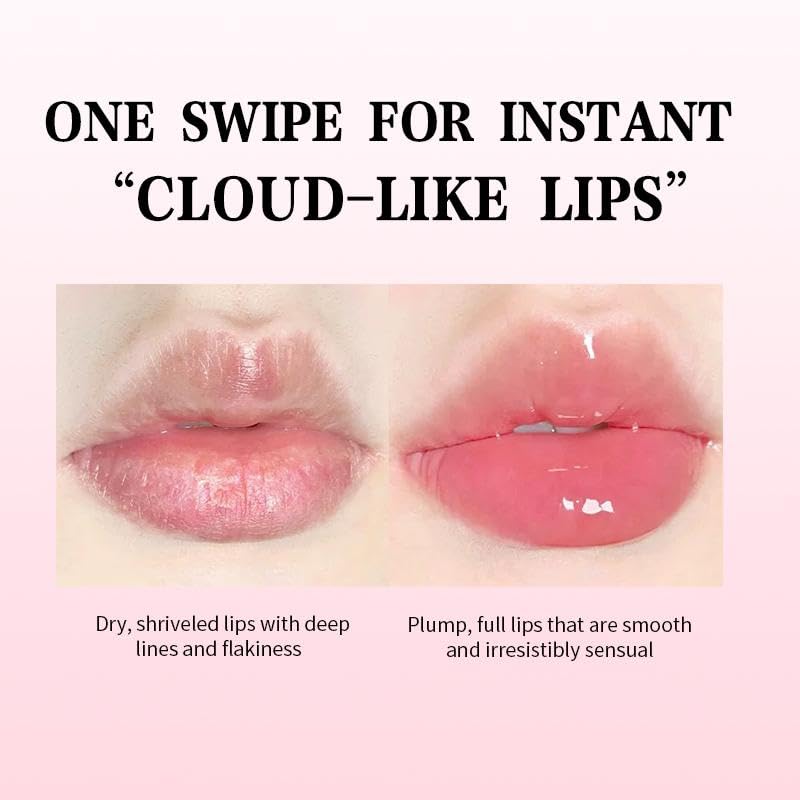 AVA Lip Recovery Lip Balm Enhancer with Peptides and Coconut Oil, Deep Repair, Smooths Lip Lines, Plumps Lips, Cherry 2 Pack