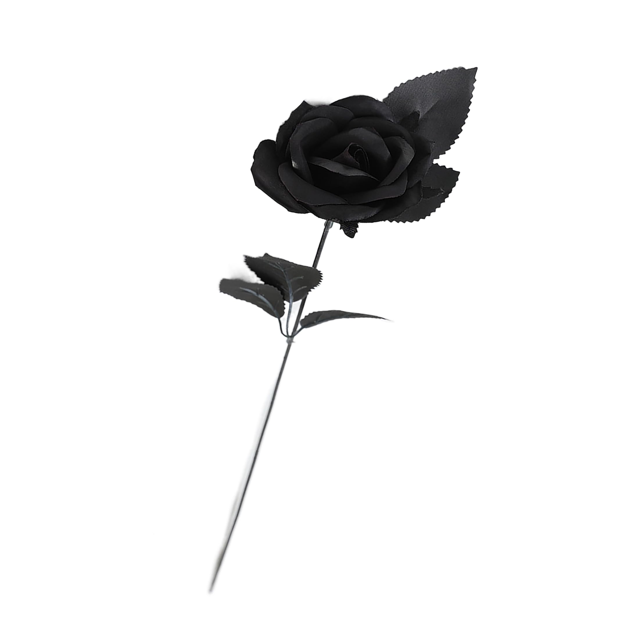 16" Artificial Rose High Simulation Bionic Technology Flowers for Valentines Birthday Anniversary Christmas Mothers Day Thanksgiving for Mom Girlfriend Wife Black 1 Pcs