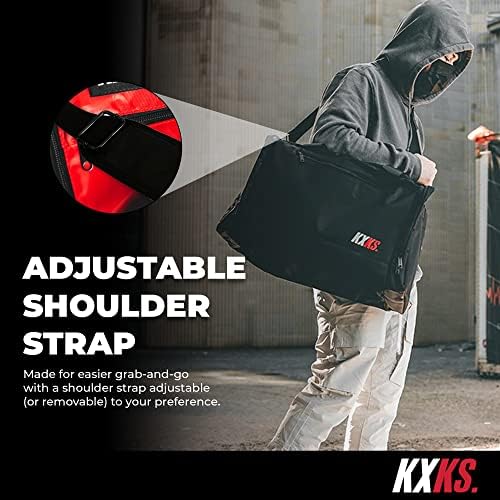 KXKS. Kicks Kase Deluxe Sneaker Adjustable Duffle Bag - Travel Duffel Bags for Shoes, Clean Compartment Travel Shoe Bag, Perfect Gym Sports Bag, Traveling & Luggage, Heavy Duty Travel Accessories 7 KXKS. Kicks Kase Deluxe Sneaker Adjustable Duffle Bag - Travel Duffel Bags for Shoes, Clean Compartment Travel Shoe Bag, Perfect Gym Sports Bag, Traveling & Luggage, Heavy Duty Travel Accessories