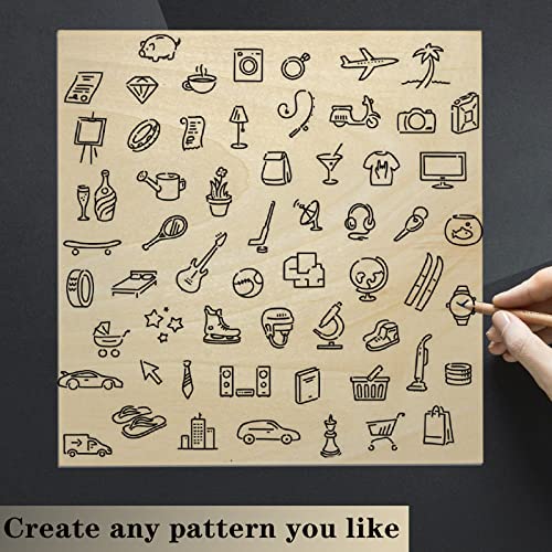 Gdgdsy Basswood Sheets 12 X 12 Inch Unfinished Balsa Wood Sheets For Laser Cutting, Drawing Painting, Wood Engraving, Etc.(10 Pcs) #TOP4