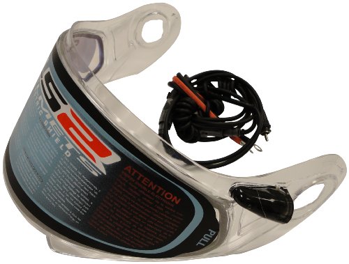 LS2 Helmets Electric Shield for FF386 Helmets (Black)