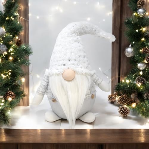 com-four® Premium Weihnachts-Wichtel in XXL, Weihnachtsdekoration – Ansicht 2