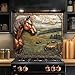 Tempered Glass Backsplash for Kitchen, Rustic Horse Glass Backsplash, Backsplash for Kitchen Wall, Rustic Kitchen Backsplash, Easy to Install Stove Backsplash