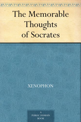 Cover of The Memorable Thoughts of Socrates