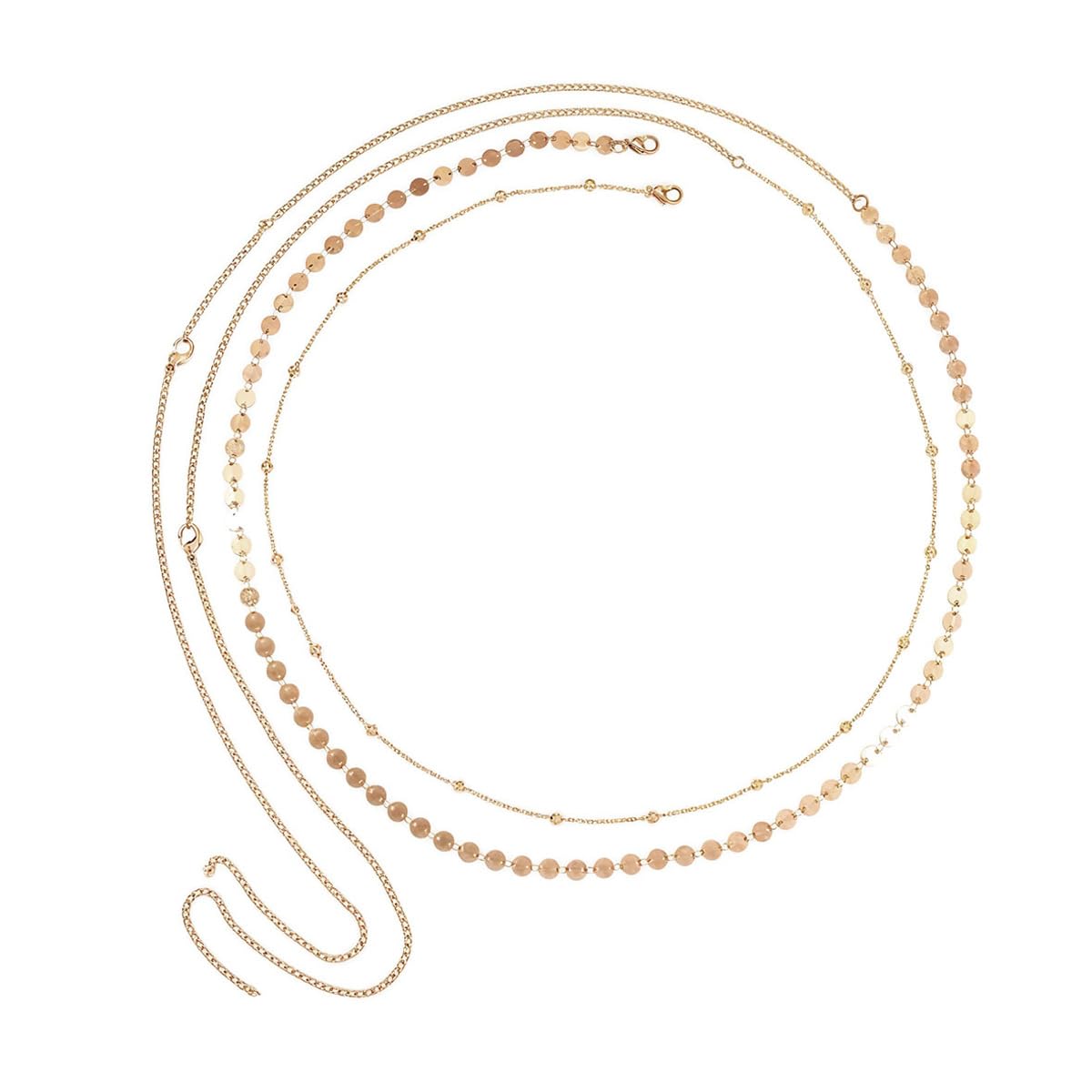 Waist Chain for Women Sexy Starfish Shell Bikini Body Hip Chain for Women Saree, Mermaids Pearl Belly Waist Belt for Beach Wear-image-28