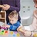 INNOCHEER Wooden Animal Jigsaw Puzzles for Toddlers, Educational Toys with 6 Pcs Chunky Bright Vibrant Color Shapes Lovely Animal, Extra Drawstring Bag for Easy Storage