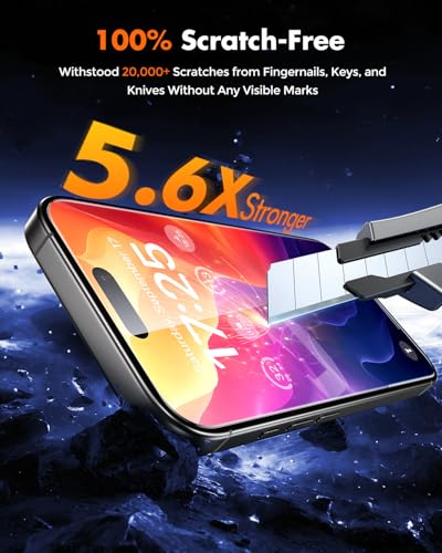 Image of UNBREAKcable for iPhone 15 Plus Screen Protector [Quick-Installation Box] 3-Pack 9H+ Hardness Shatterproof Tempered Glass [99.99% HD Clear] [Case Friendly] [Bubble Free] for iPhone 15 Plus 6.7 inch