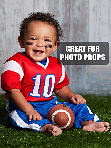 Full Set 6 Sports Balls With 1 Pump 5" Soccer, 5" Basketball, 5" Volleyball, 5" Playground, 5" Knobby Ball, And 6.5" Football - Best Toy Gifts For Kids (Pack Of 6) #TOP5