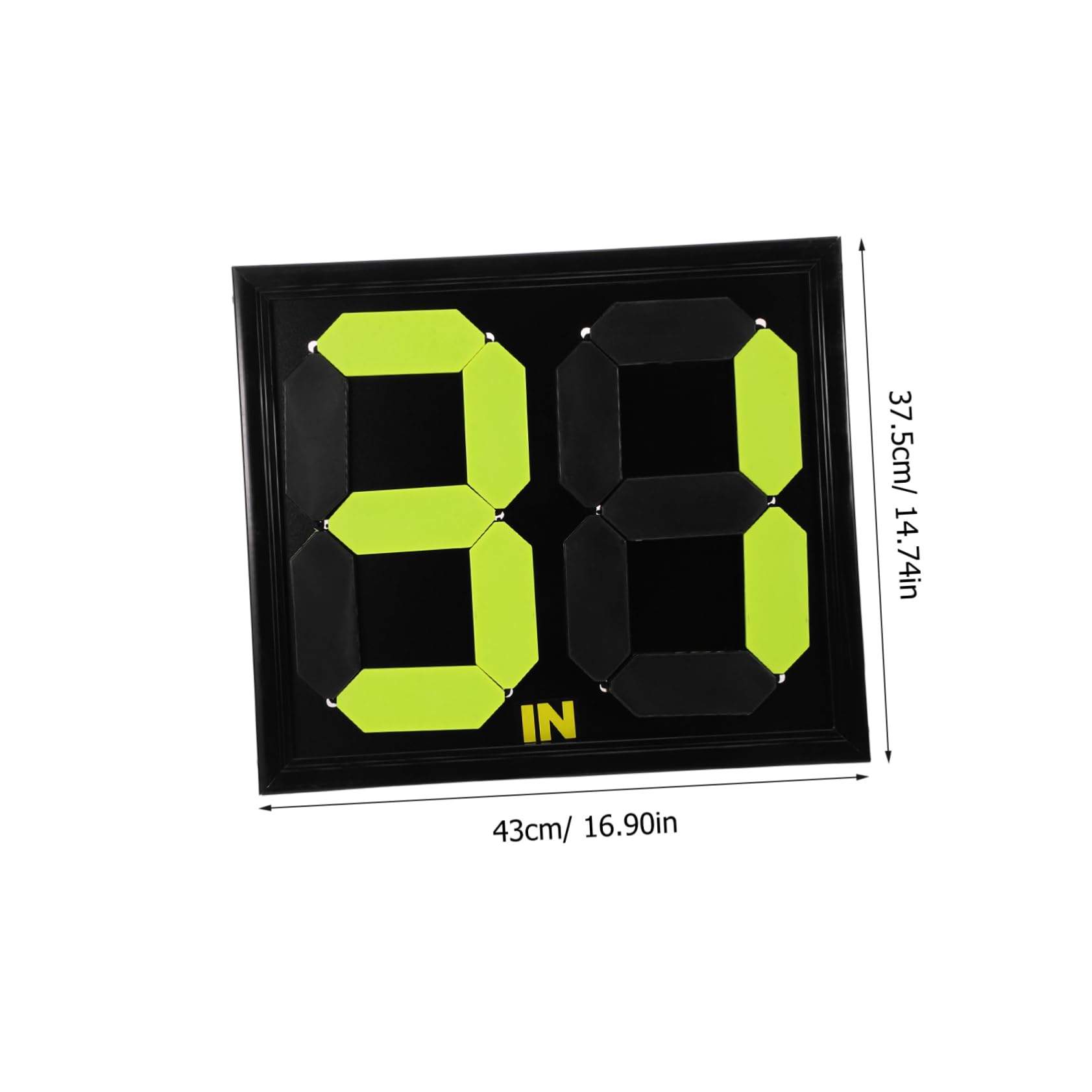 Sosoport Versatile Soccer Substitution Card Referee Accessory for Football Basketball Volleyball Games