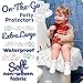 Cadily On-The-Go Disposable Toilet Seat Covers for Kids & Adults: 40 X-Large, Waterproof, Portable, Individually Wrapped Toilet Seat Cover That Completely Covers Any Toilet