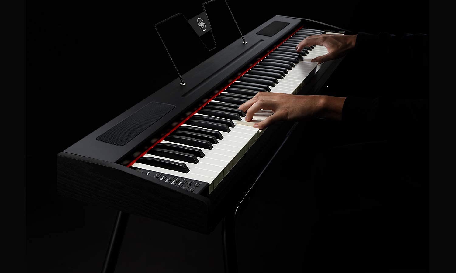 Souidmy G110W SemiWeighted Digital Piano Keyboard, 3inch Ultrathin