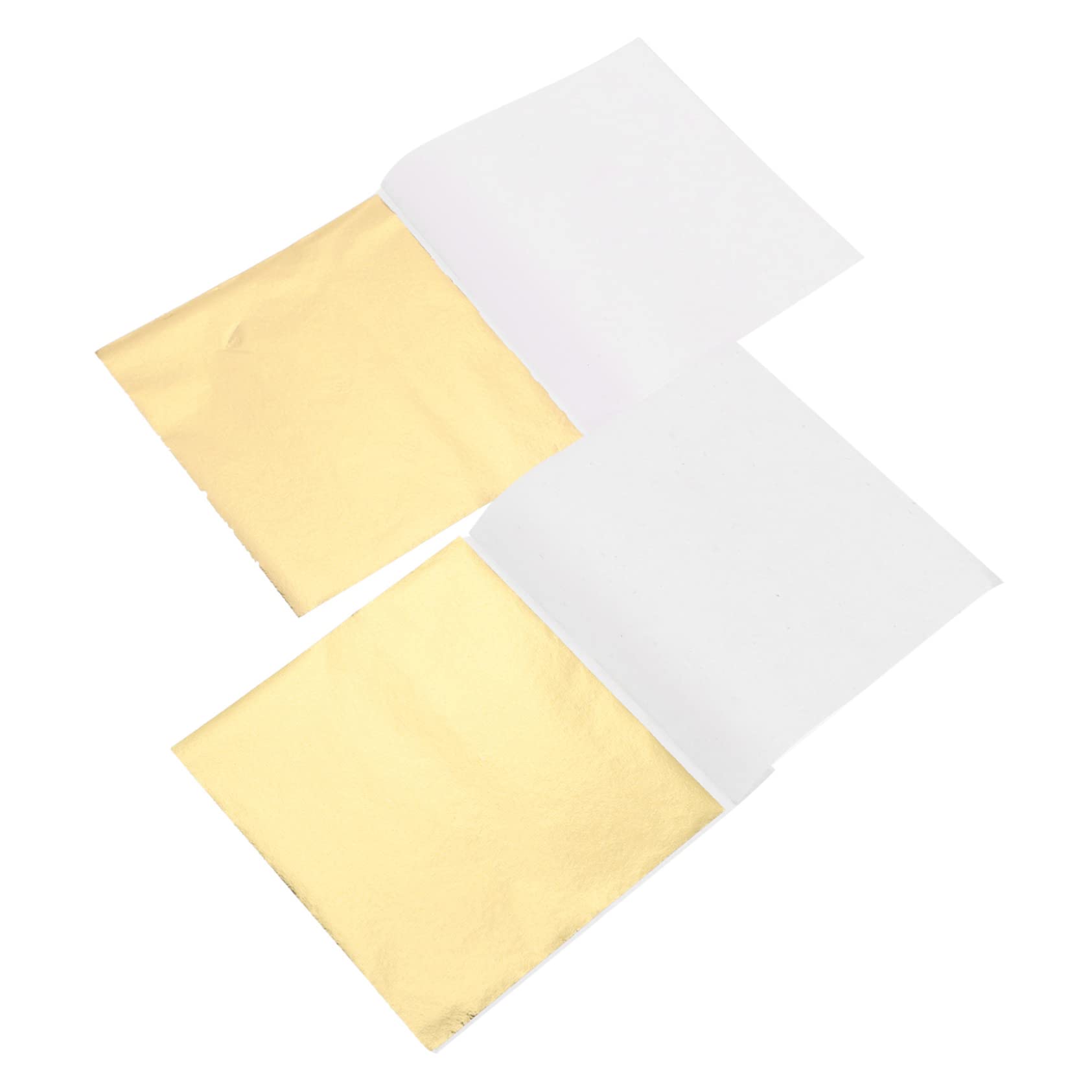 NUOBESTY 4 Sätze Nachahmung Von Goldfolienpapier Blattgold Für Kuchen Vergoldungskleber Rolf Zuckowski Weihnachten Dekoration Weihnachten Goldfolie Selber Machen Goldflocken 200 Blatt*4