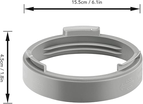 Miniatura 3 de TOPINCN Acoplador de manguera de escape de aire acondicionado de 5.9 pulgadas, manguera de escape redonda universal, conector de acoplamiento de