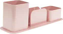 Porta lembrete/lápis/clips rosa 3031.w Dello