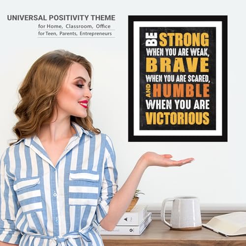 Image of Chaka Chaundh - Suitable Inspirational Motivational Quotes frames for OFFICE & STUDENT- Framed Posters with Frame - Quotes Wall Frames - Photos with Quotes - (14 X 11 inches)