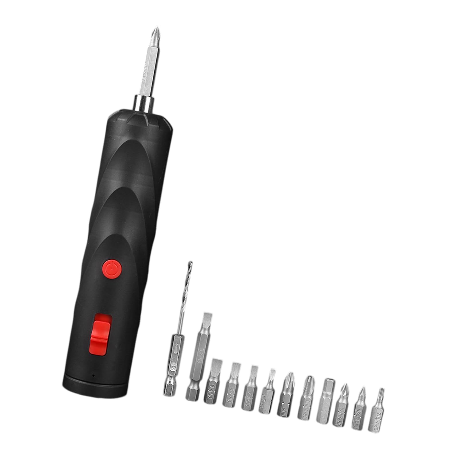 Portable Cordless Accuracy Screwdriver Set with Ergonomic Grip and Reverse Function Household Power Tool Set Ergonomic Hand Tool