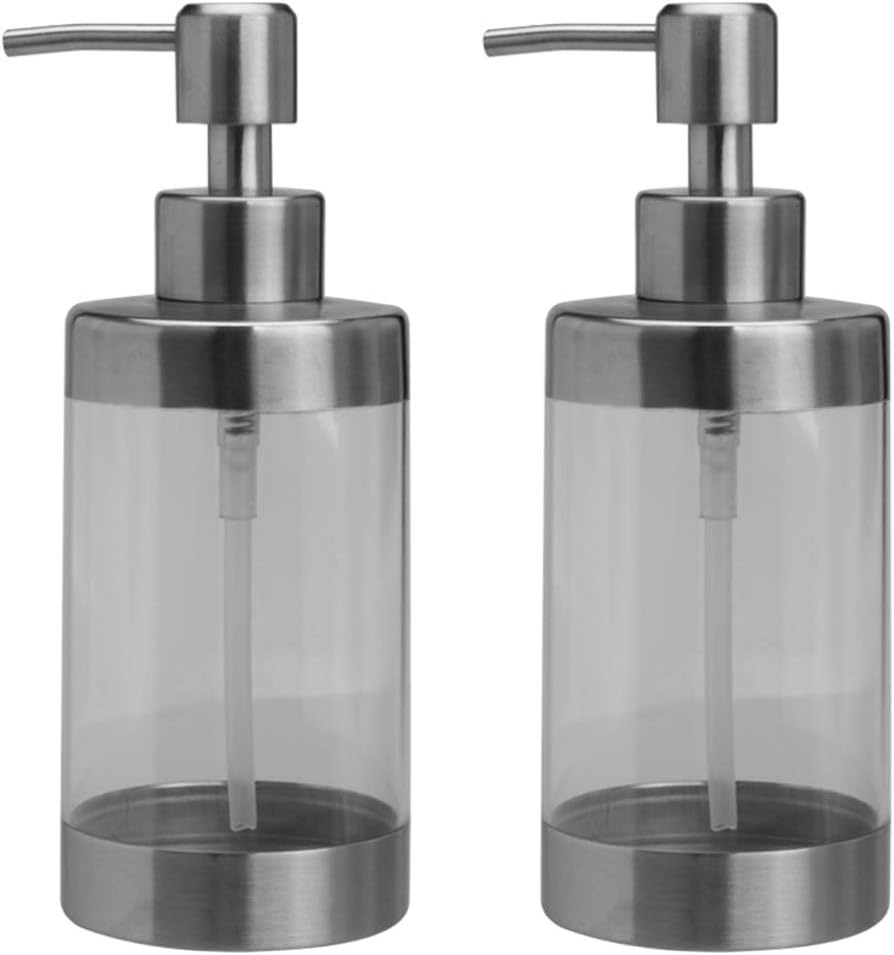 Yarnow Travel Lotion 2pcs Refillable Empty Pump Bottles