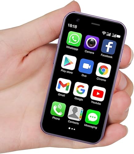 Miniatura 7 de Cutwif Mini teléfono inteligente, teléfono infantil El teléfono celular más pequeño del mundo 3.0 pulgadas Android teléfono pequeño Quad Core 2G+16G